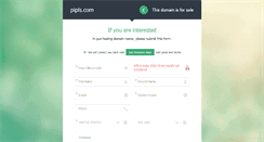 Desktop Screenshot of pipls.com