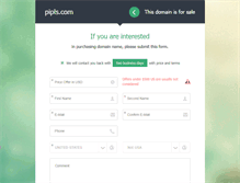 Tablet Screenshot of pipls.com